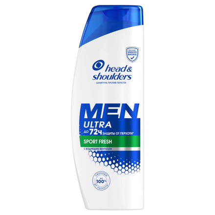 Шампунь Head&Shoulders MEN ULTRA Sports Fresh 400 мл
