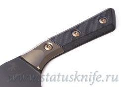 Нож Microtech Kitchen Santoku DLC Bolster Signature 3200B-1DLCCFSфотография - 3