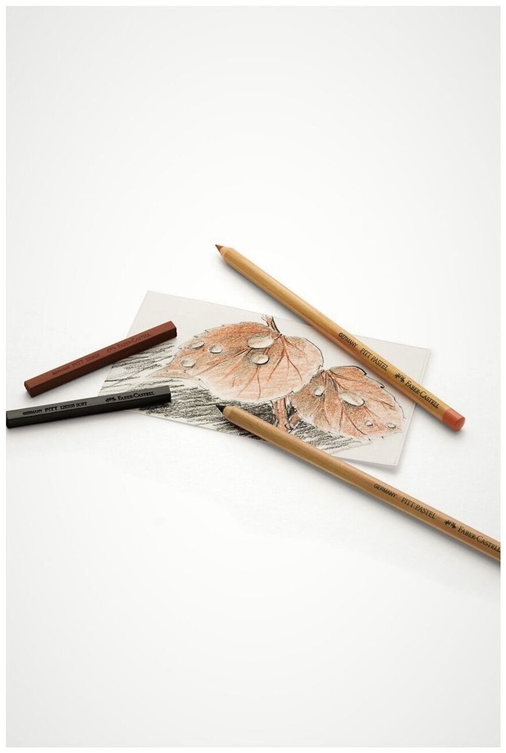 Набор художественный FABER-CASTELL "Pitt Monochrome", 12 предметов, металлическая коробка, 112975