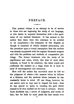 A First Book Of Old English. Grammar, Reader, Notes, And Vocabulary | Albert S. Cook