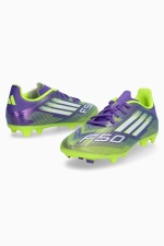 Бутсы adidas F50 League FG/MG Junior - фиолетовый