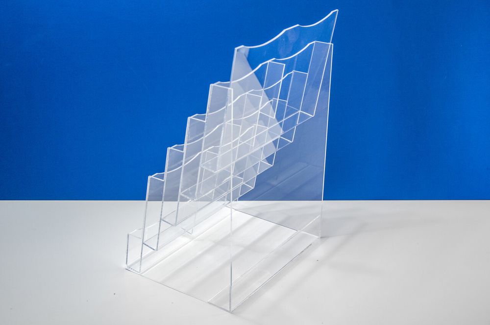 Подставка для буклетов А5 верт 5 -ти яр на 10 отделений