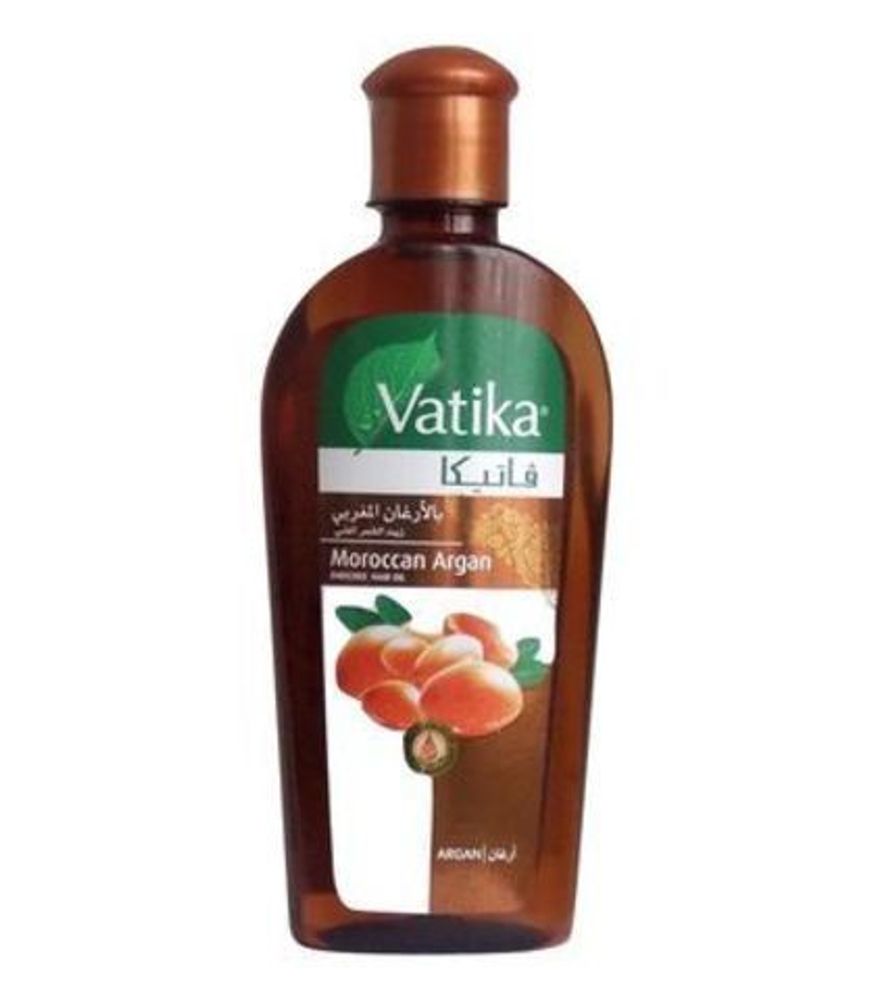 Масло для волос Dabur Vatika Moroccan Argan, Moisture soft Дабур Ватика Марокканская Аргана, Мягкое увлажнение, 200 мл