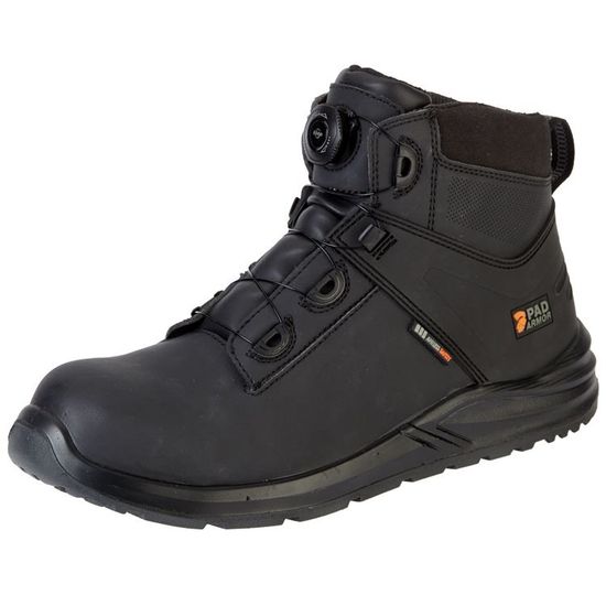 Ботинки "Капер" с системой быстр.шнуровки (черный) ПУ/ПУ, КП