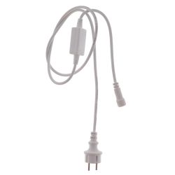 GAEM Электрогирлянда ул бахрома, L6м, 120 LED, разноцв, 1 тип свеч, 4W, шнур бел, IP44, с адапт