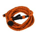 Набор поливочный, растягивающийся шланг 20 м, пистолет 7 режимов, соединитель ЧЕТЫРЕ СЕЗОНА