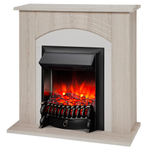 Каминокомплект Real Flame Hanna LO с очагом Fobos Lux Black (без пульта)