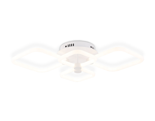 Потолочный светодиодный светильник с пультом FA3822/4 WH белый 3000K-6400K 86W 720*430*130 (ПДУ ИК)