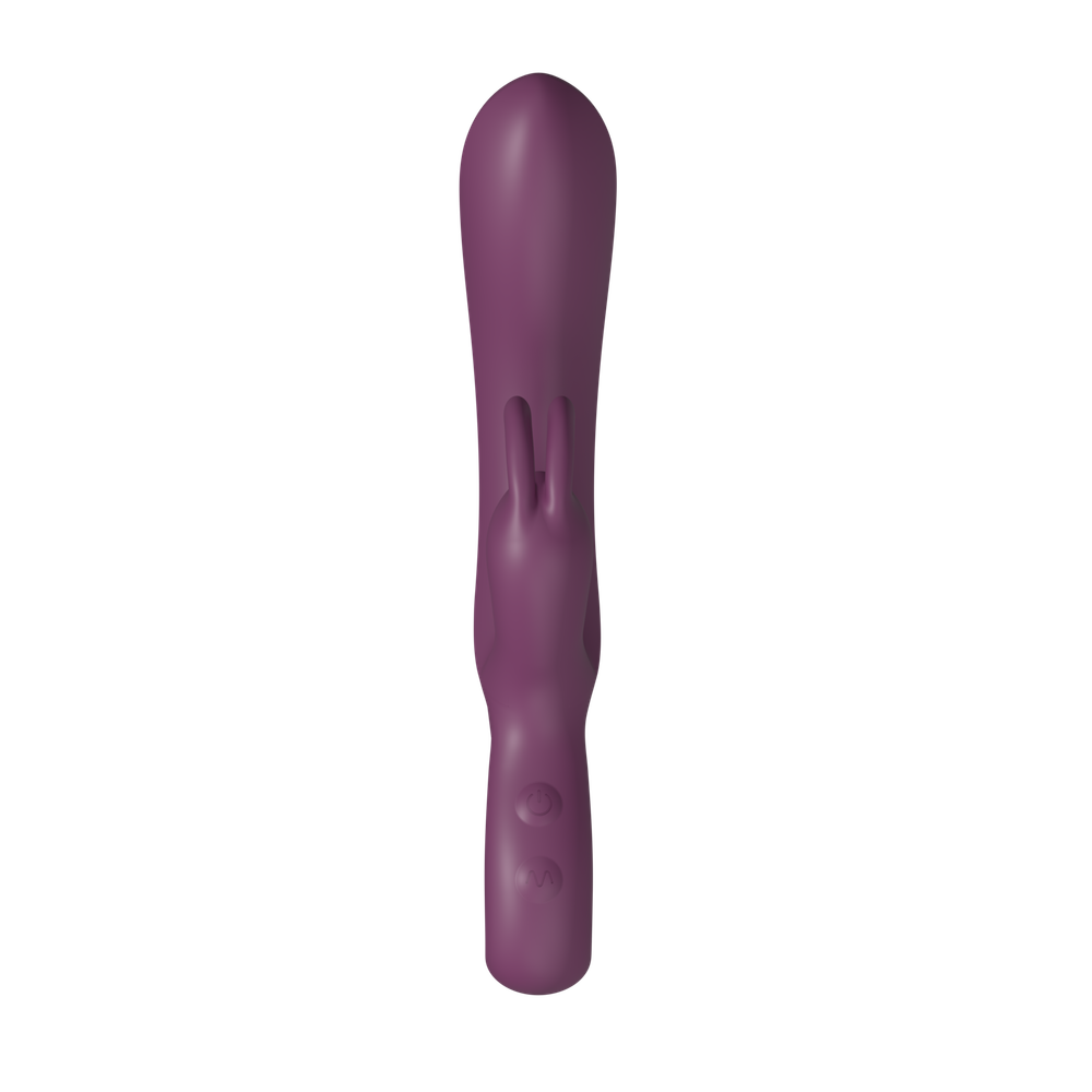 Силиконовый вибратор-кролик фиолетовый SW3021F