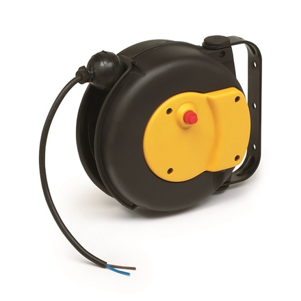 Катушка кабельная для заземления 6+1 метра, кабель 1 жила, пластиковый корпус, ZECA (Италия)