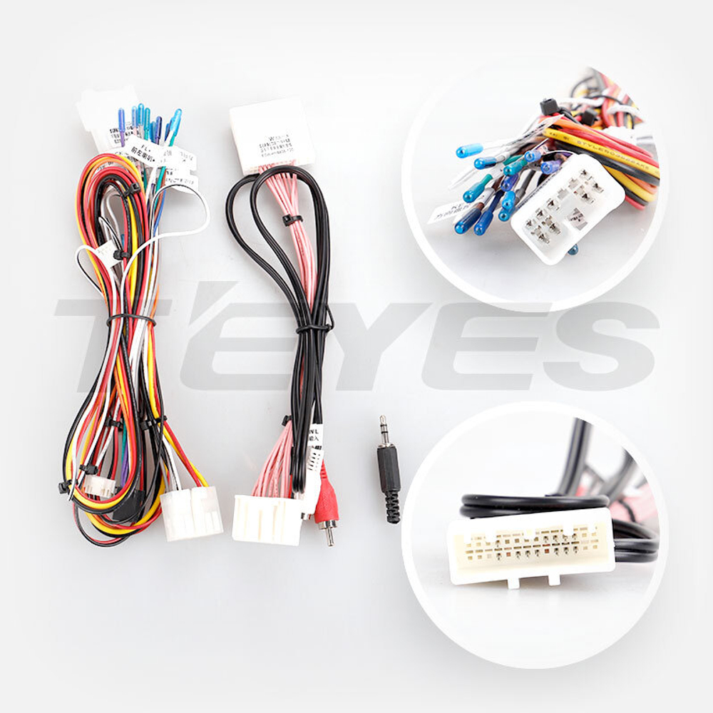 Комплект рамки с разъёмами 9" Lexus CT200h 2010-2015 (монохром, джойстик в комплекте) - Car-Smart 9597