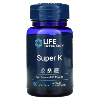 Life Extension Super K 90 softgels , Витамин К2