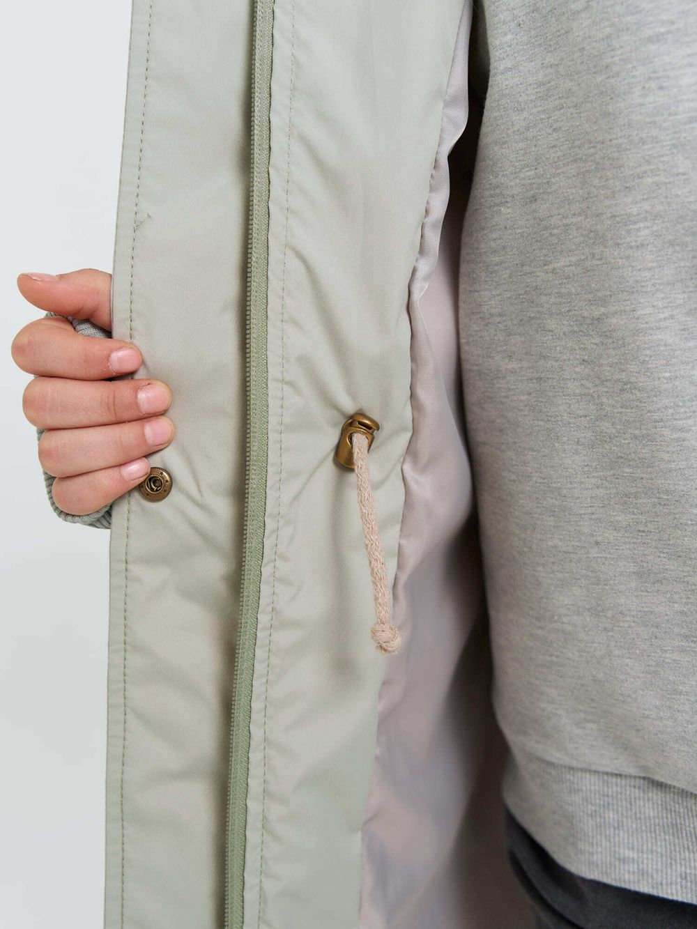 Пальто демисезонное "Шалфей" 7+