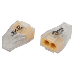 Клемма ЭРА NO-225-363 быстрозажимная 773-602 прозрачная 2-проводная 0.75-4.0 мм2 (упаковка 50 шт.) | Клеммы