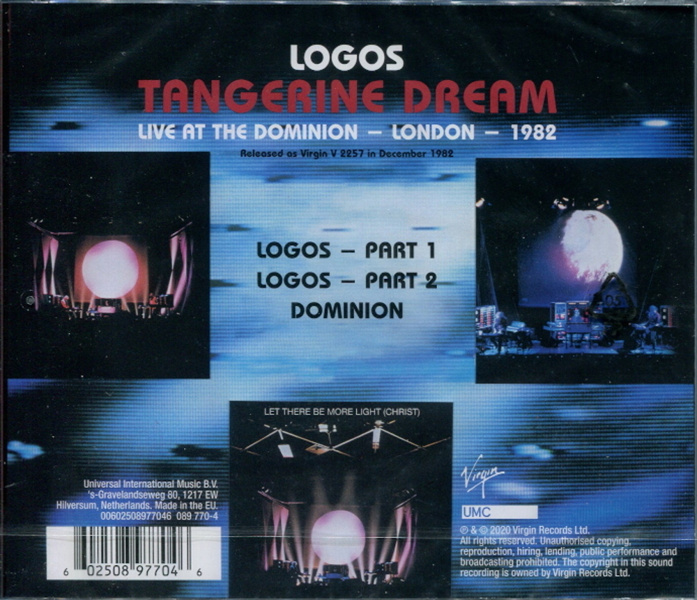 Tangerine Dream / Logos Live (CD)