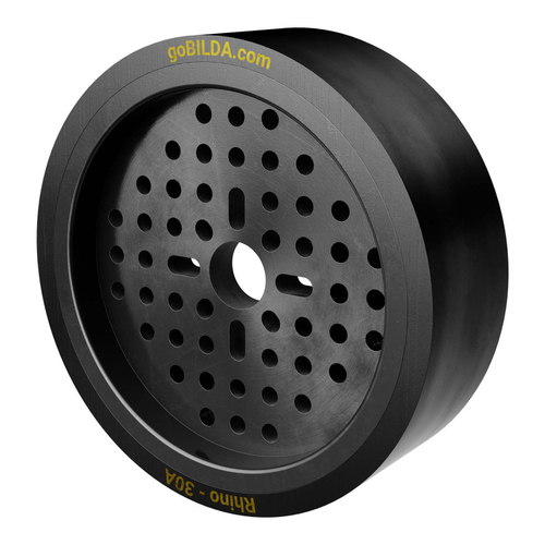 3614 Series Rhino Wheel (14mm Bore, 96mm Diameter, 30A Durometer)