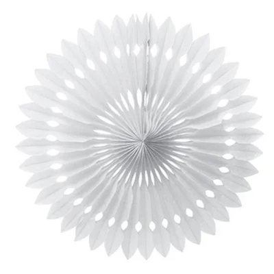 Бумажный диск фант Белый 40 см