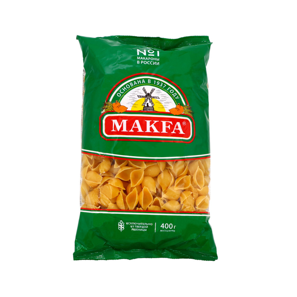 Макароны Makfa ракушки 400 гр