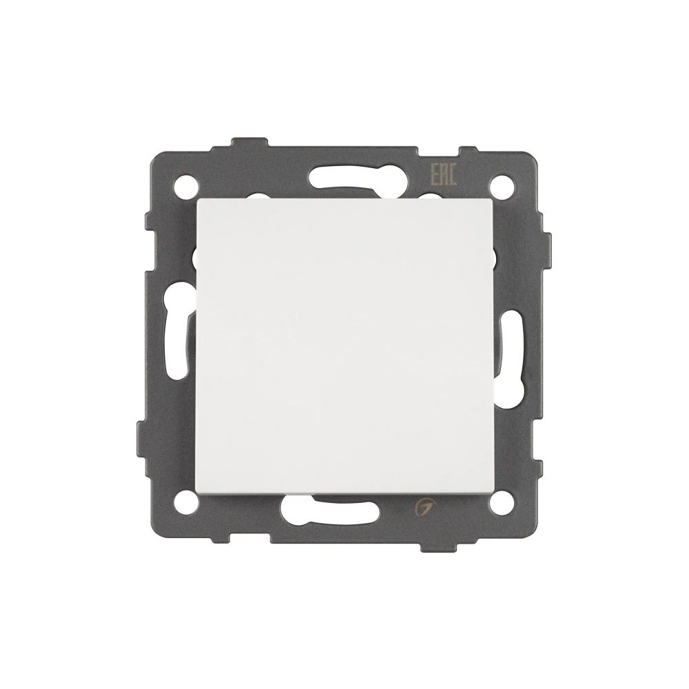 Механизм выключателя одноклавишный проходной SWT-MKP1-PL-WH-V (250V, 10A) (Arlight, -) 049871