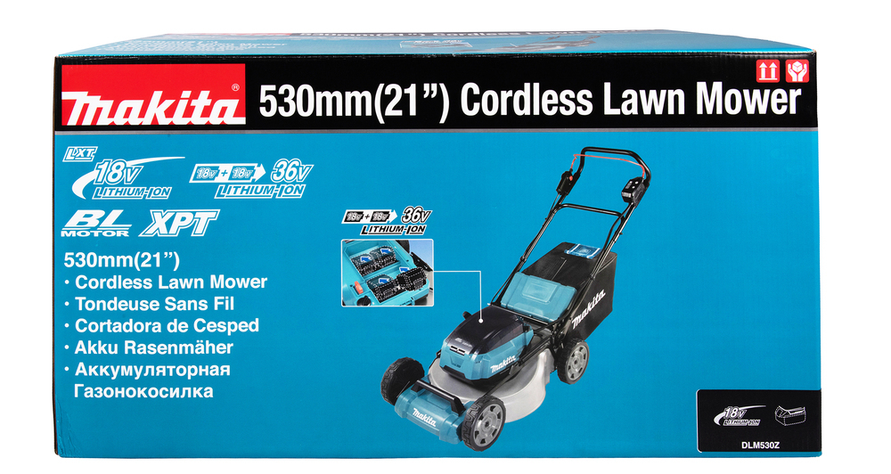 Газонокосилка LXT® DLM530Z 18 В X2 53 см 70 л