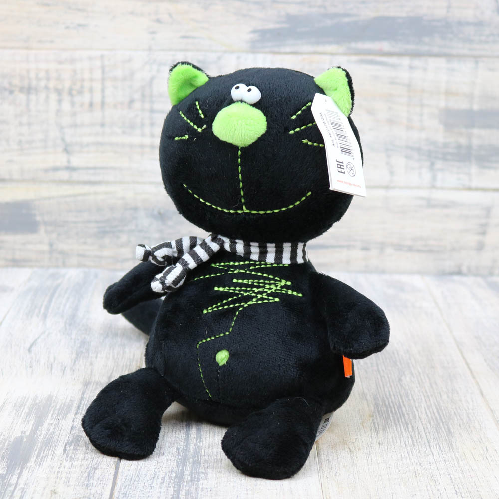 Кот Батон черный 60 см