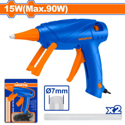 Термоклеевой пистолет 15 Вт (10/40) WADFOW WGL1604