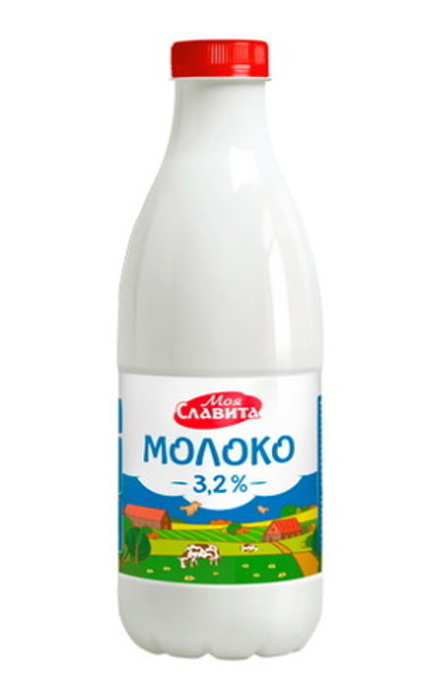 Молоко "Моя славита" 3,2% 900мл. Милкавита