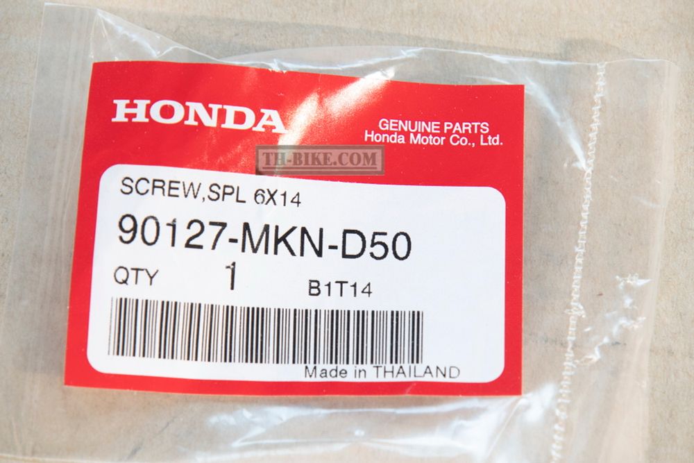 90127-MKN-D50.  SCREW, SPECIAL, 6X14