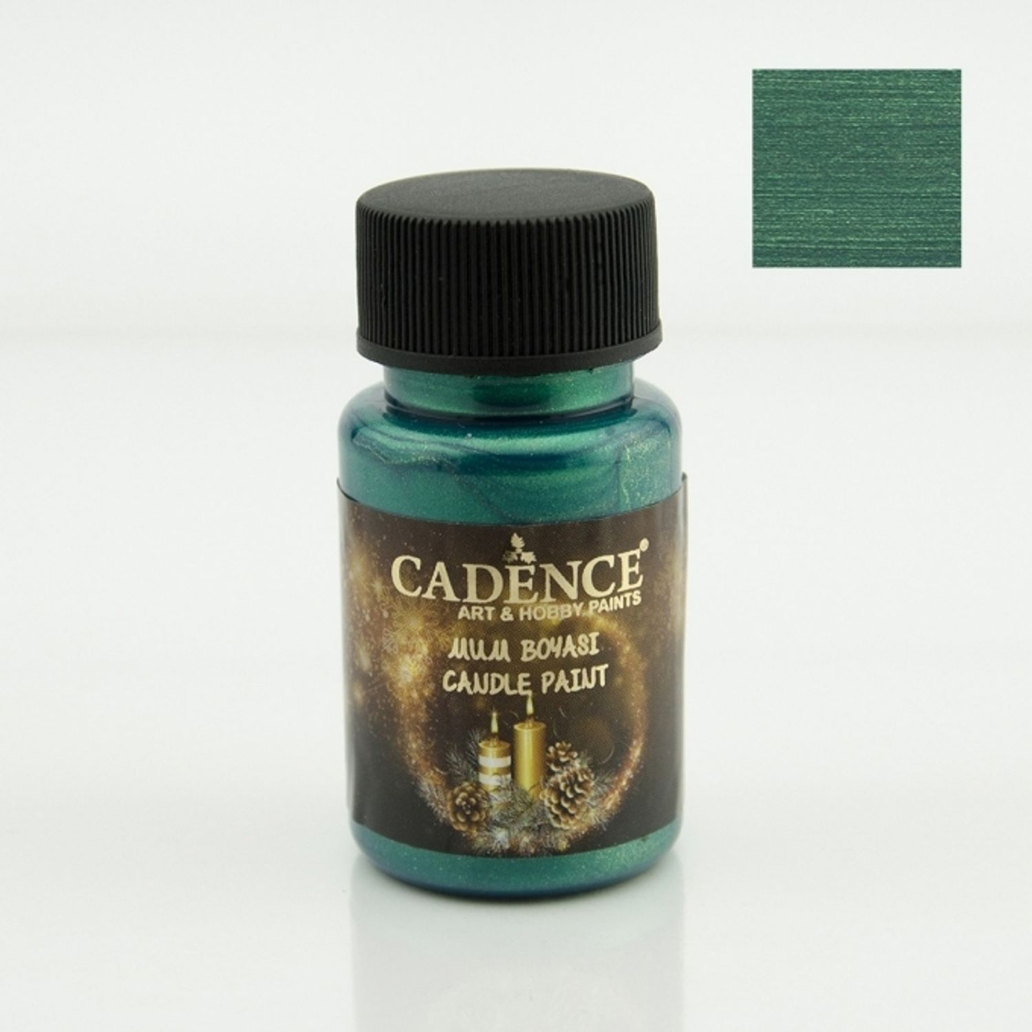 краска для свечей Candle paint 50мл, цвет 2141 изумруд  cadence