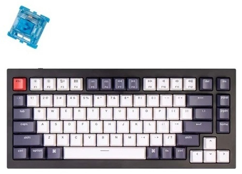 Клавиатура Keychron Q1-M3 Black Knob Brown Switch RGB Q1M3_Keychron черный