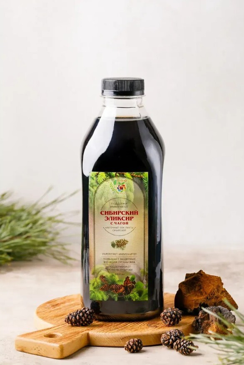 Клеточный сок Пихты сибирской с Чагой / 1000 мл / IT'S YORS