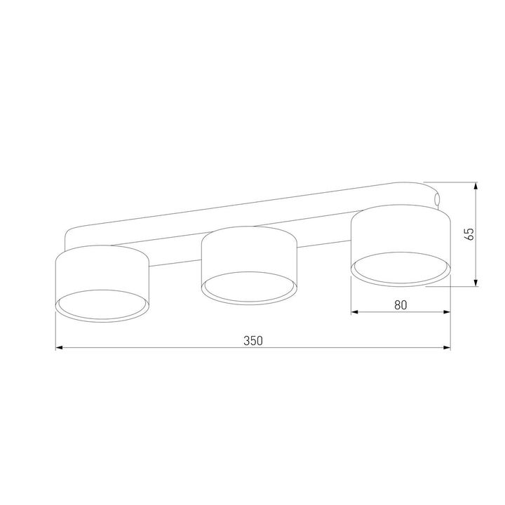 Потолочная люстра TK Lighting 6142 Space Black Gold