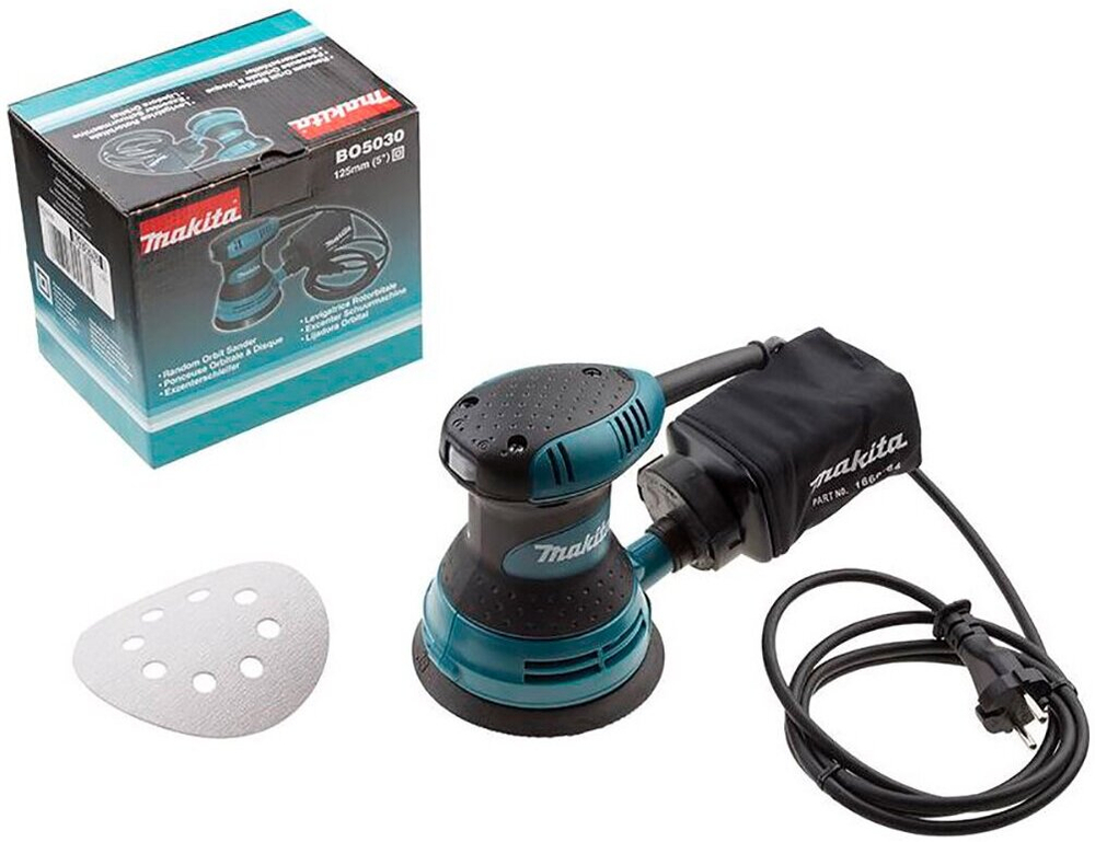 Эксцентриковая шлифмашина Makita BO5030, 300 Вт