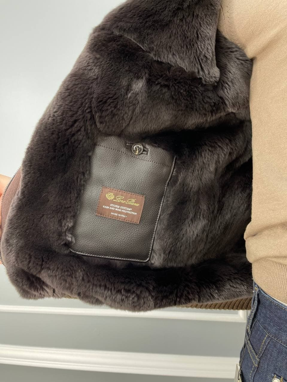 Кашемировая куртка Loro Piana с мехом внутри