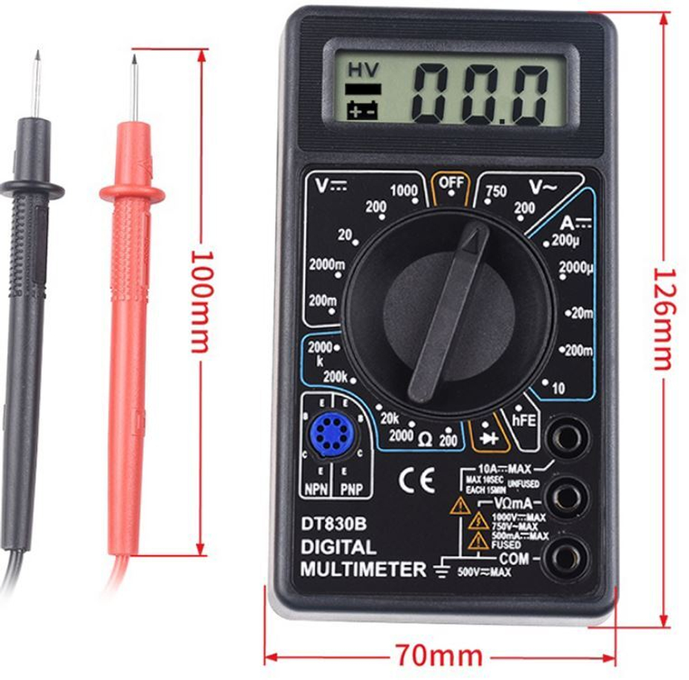 Мультиметр DT830B