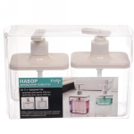 Набор дозаторов для жидкого мыла Монро 2шт. (450+250ml)