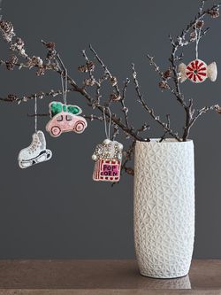 Набор елочных украшений Christmas jewels из коллекции New Year Essential, 4 шт.