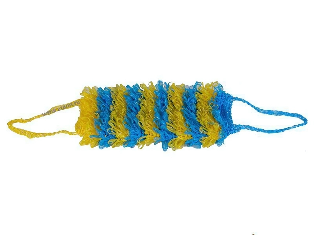 Мочалка банная двойной вязки Петелка