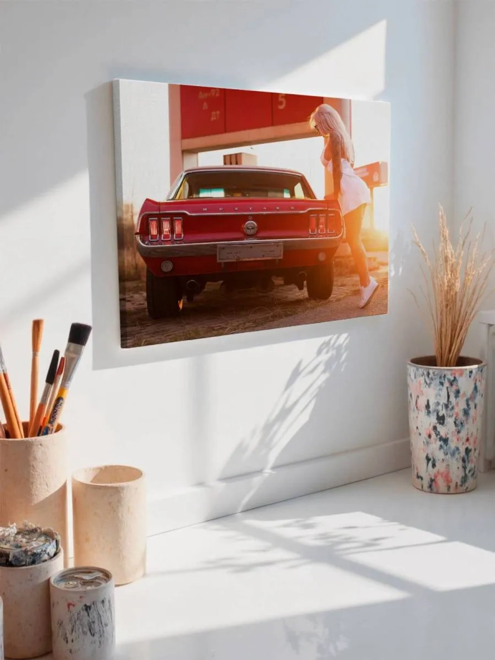 Картина на стену 40 X 50 Машина