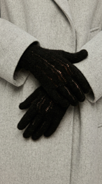 Перчатки пуховые ПЧ012-07 чёрный