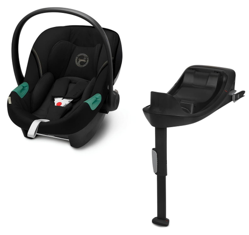 Автокресло Cybex Aton S2 i-Size с базой Base One Moon Black