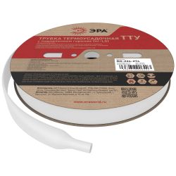 Термоусадочная трубка ЭРА NO-224-274 ТТУ нг-LS 4/2 белая (рулон 200 метров)