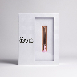 Золотистая перезаряжаемая вибропуля - 9,5 см.