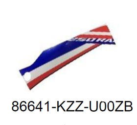 86641-KZZ-U00ZB. STRIPE A, R. MIDDLE COWL *TYPE1*