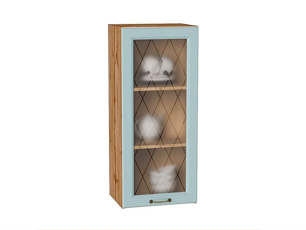 Шкаф верхний с 1-ой остекленной дверцей Ницца