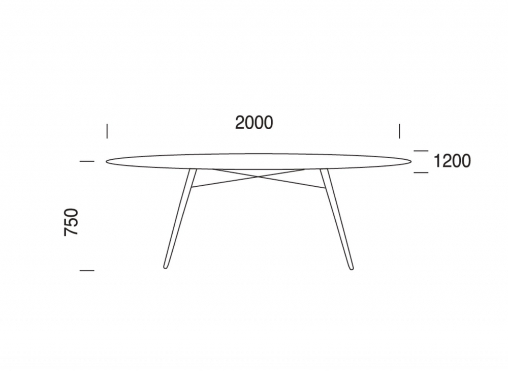 Стол ламинированный обеденный Papatya Wox Iroko