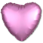 Шар фольгированный Сердце 45 см (Лаванда)