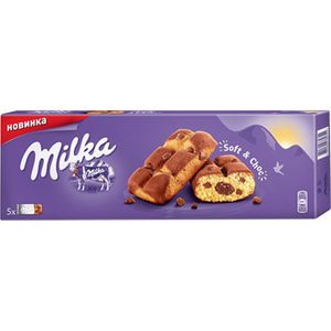 БИСКВИТНОЕ ПИРОЖНОЕ MILKA С ШОКОЛАДНОЙ НАЧИНКОЙ 175ГР