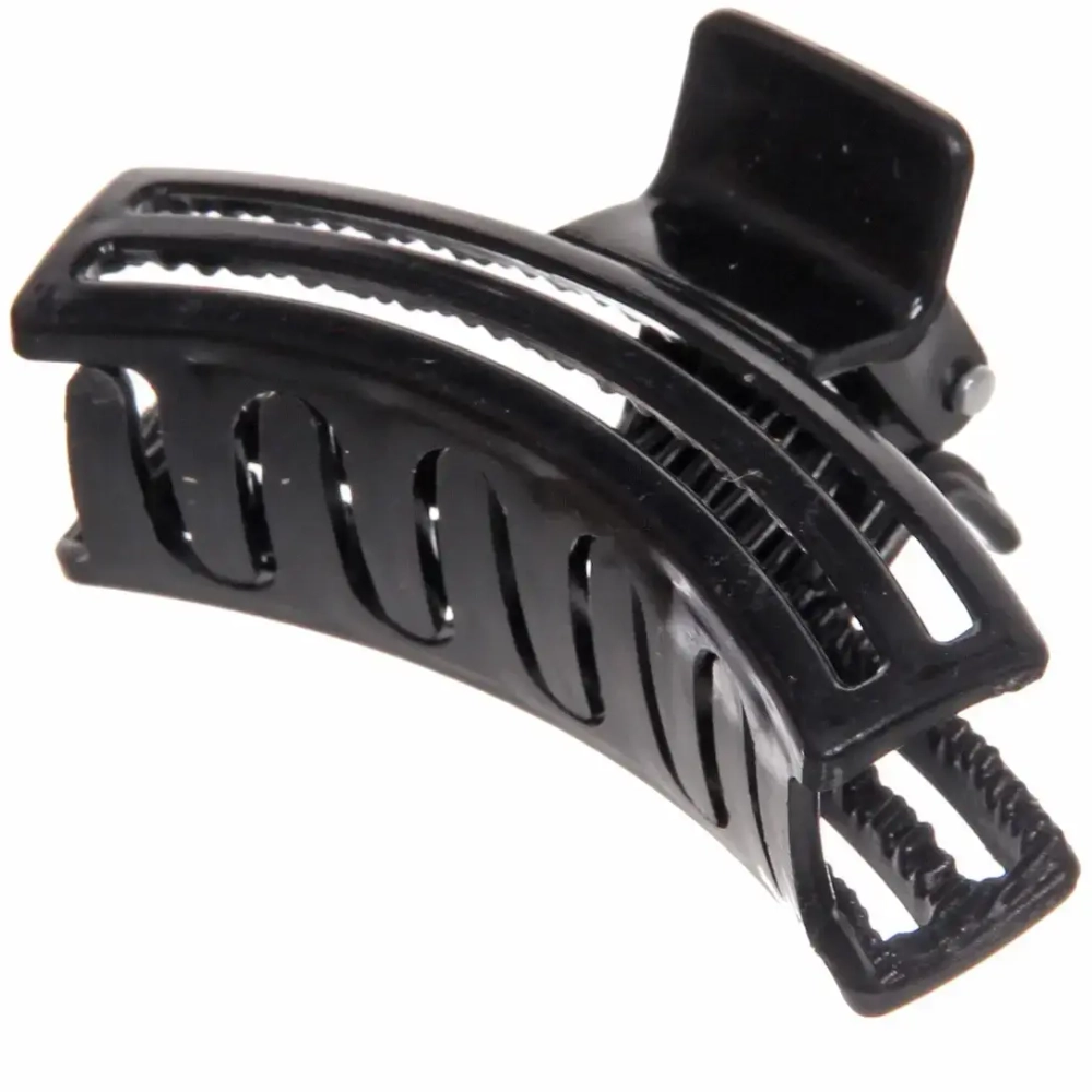 Заколка-краб для волос «Amelia - Strips», микс 6 цветов, 6*2,5*2см, ( в индивид. пакете со стикером)