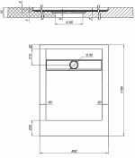 Душевой поддон Aquanet Delight 120x90 белый